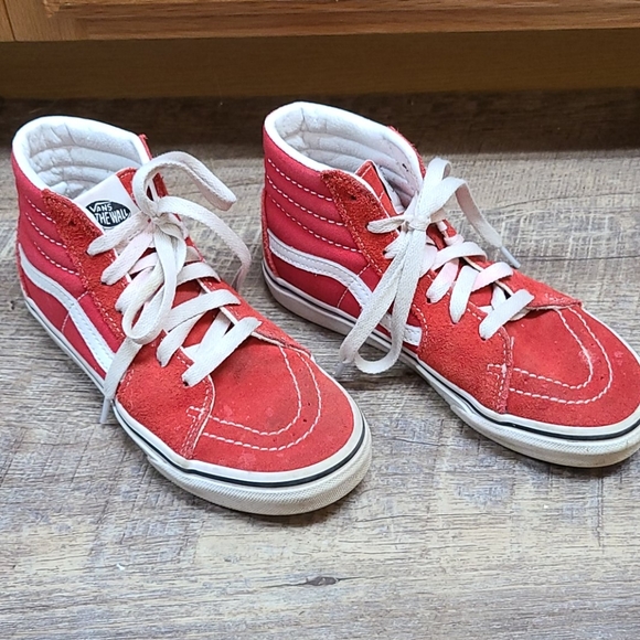 red vans size 2